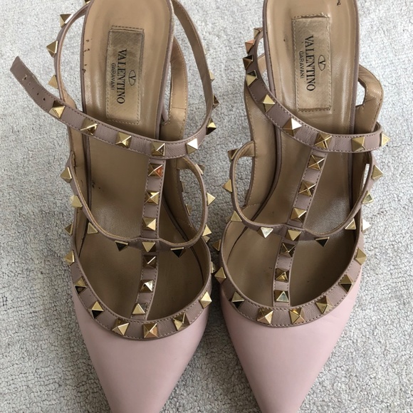 Original Valentino leather pump heels in used fair condition - Picture 5 of 10